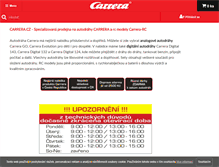 Tablet Screenshot of carrera.cz